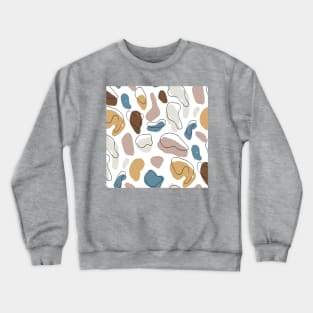 Pastel Solid Color Pebbles Crewneck Sweatshirt